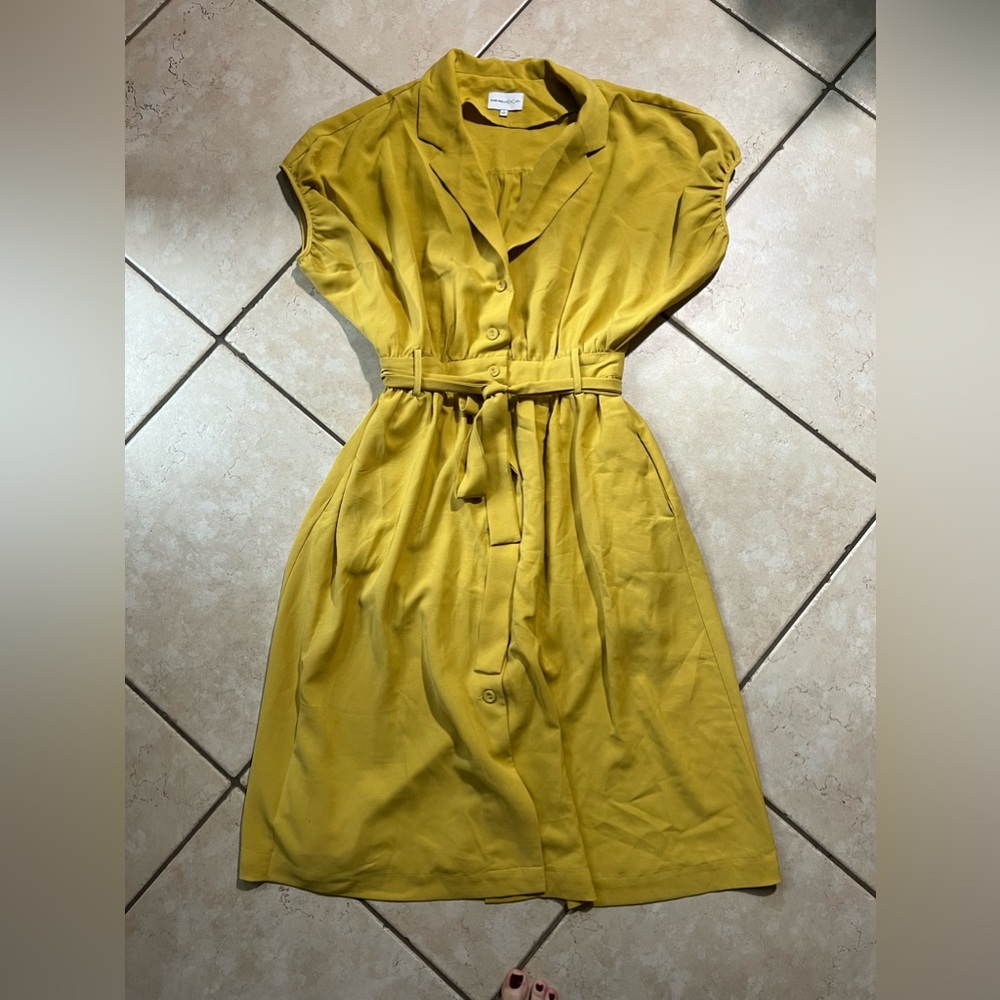 J.O.A x Chriselle Lim Button Up Dress - S